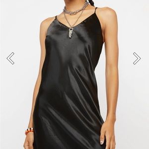Obey brand black slip dress